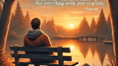 Learn to Sit Back and Observe. Not Everything Need – Tymoff